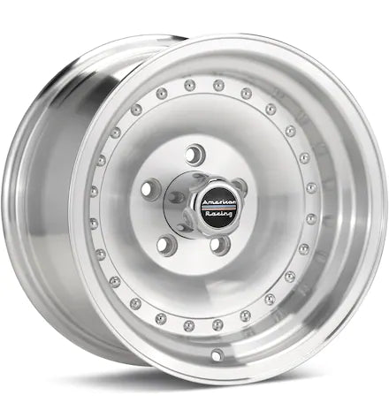 AMERICAN RACING WHEELS AR61 OUTLAW I SILVER MACHINED W/CLEARCOAT