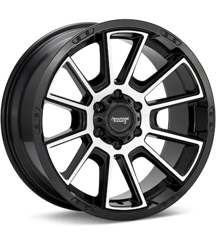 AMERICAN RACING WHEELS AR933 INTAKE MACHINED W/BLACK ACCENT