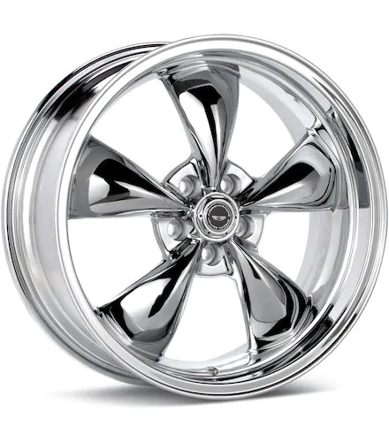 AMERICAN RACING AUTHENTIC HOT ROD AR605 TORQ-THRUST M CHROME PLATED