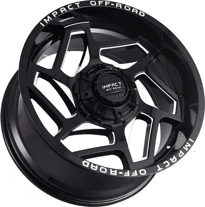 IMPACT OFF ROAD  826  20X10  5X139.7- 5X150 GLOSS BLACK MILLE  WINDOWS