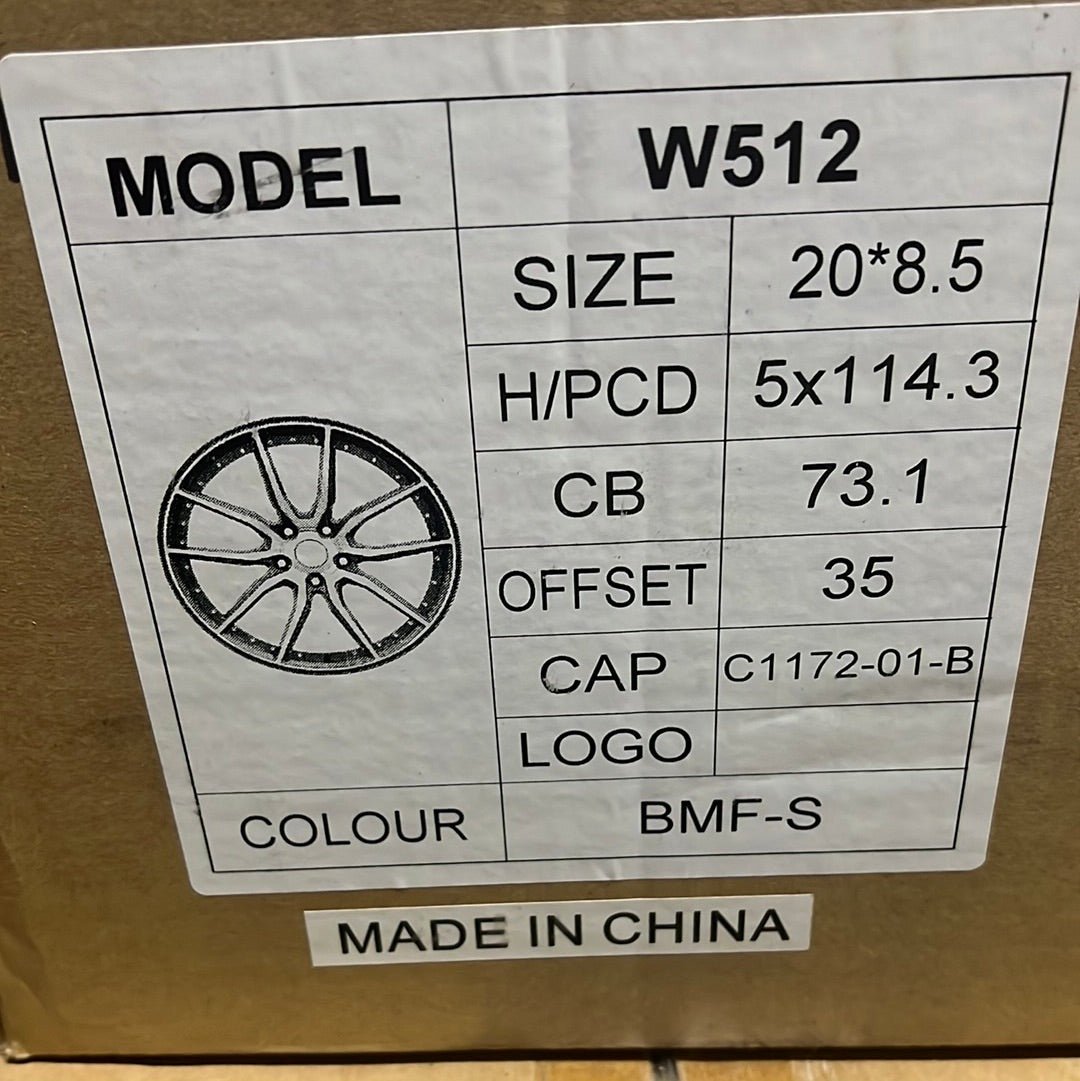 W512 20X8.5 5X4.5 BMF-S