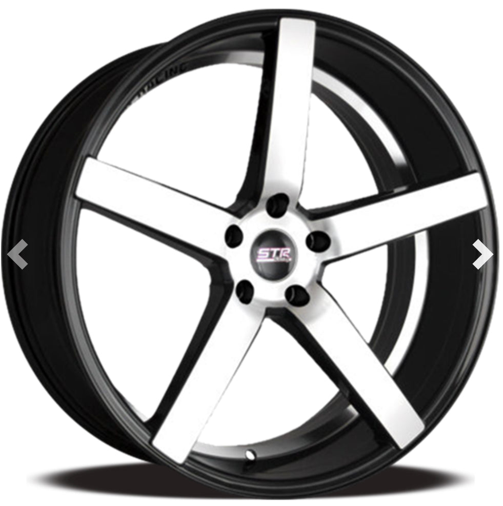 STR 607 20X10.5 BLANK BLACK MACHINE FACE