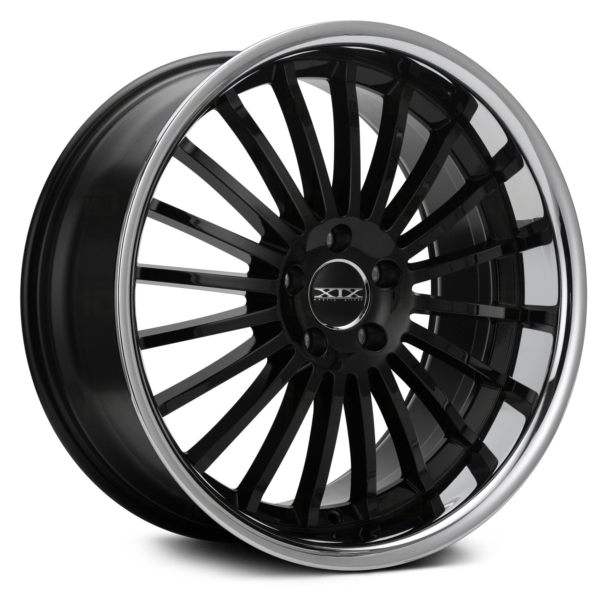 XIX X59 22x9 5X120 BLS BLACK  SS LIP