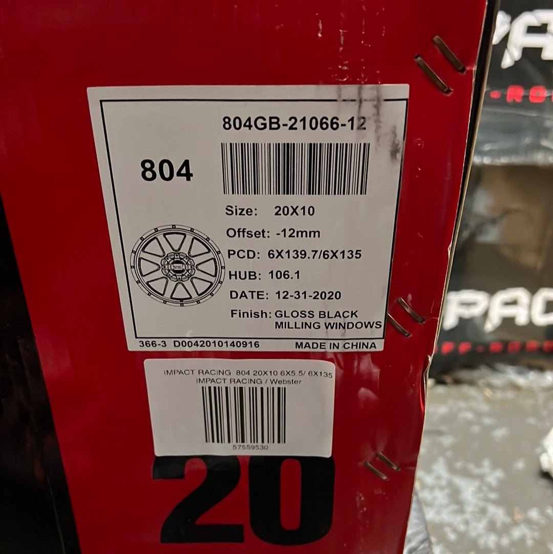IMPACT OFF ROAD 804 20X10 6X5.5/ 6X1359