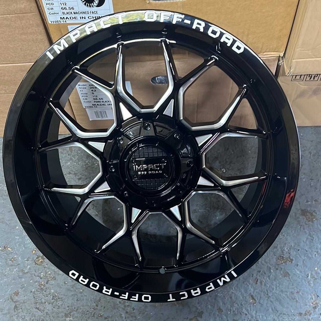 IMPACT OFF ROAD  828 20X10  6x5.5- 6x135 GLOSS BLACK MW
