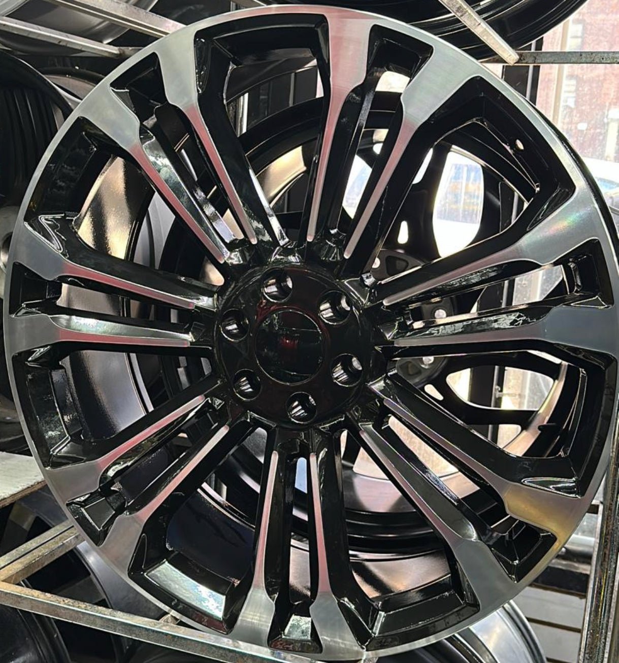 WEOE-GM-65307 26X9.5 6X139.7 GLOSS BLACK MACHINED FACE