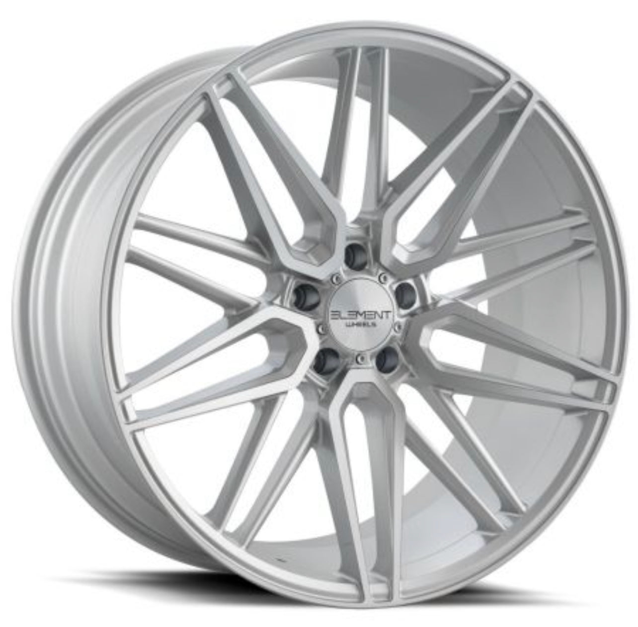 EL11 22X10.5 5X120 SILVER MACHINED FACE
