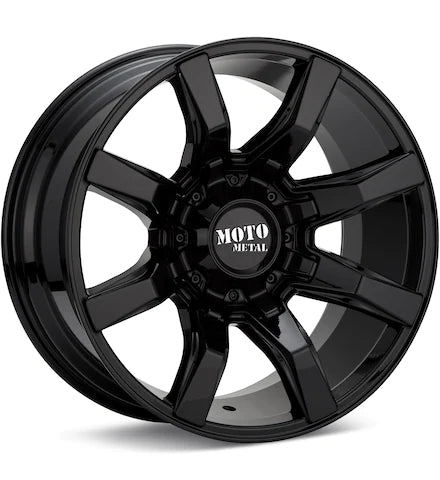 MOTO METAL MO804 SPIDER MACHINED W/GLOSS BLACK ACCENT