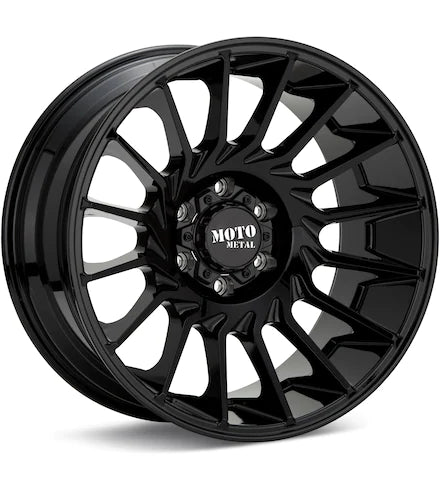 MOTO METAL MO807 SHOCKWAVE MACHINED W/GLOSS BLACK ACCENT