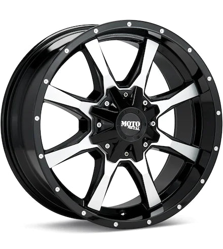 MOTO METAL MO970 BLACK W/MILLED ACCENT
