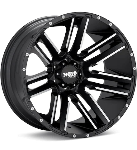 MOTO METAL MO978 RAZOR MACHINED W/BLACK ACCENT