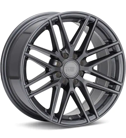 MOTEGI RACING MR157 CM8 GLOSS GUNMETAL SILVER PAINTED