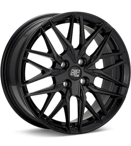 MSW TYPE 50 4-LUG GLOSS BLACK PAINTED