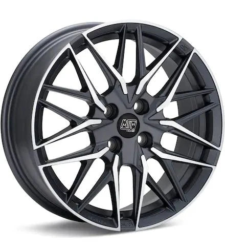 MSW TYPE 50 4-LUG GLOSS BLACK PAINTED