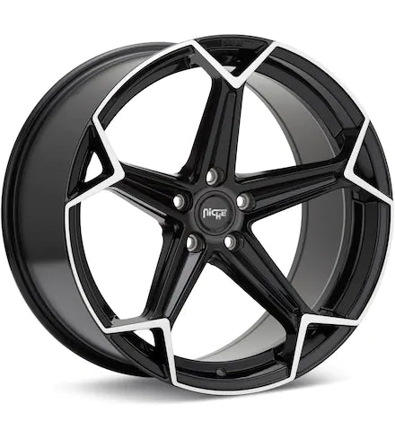 NICHE ROAD WHEELS ARROW MACHINED W/GLOSS BLACK ACCENT