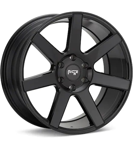 NICHE ROAD WHEELS FUTURE GLOSS BLACK PAINTED