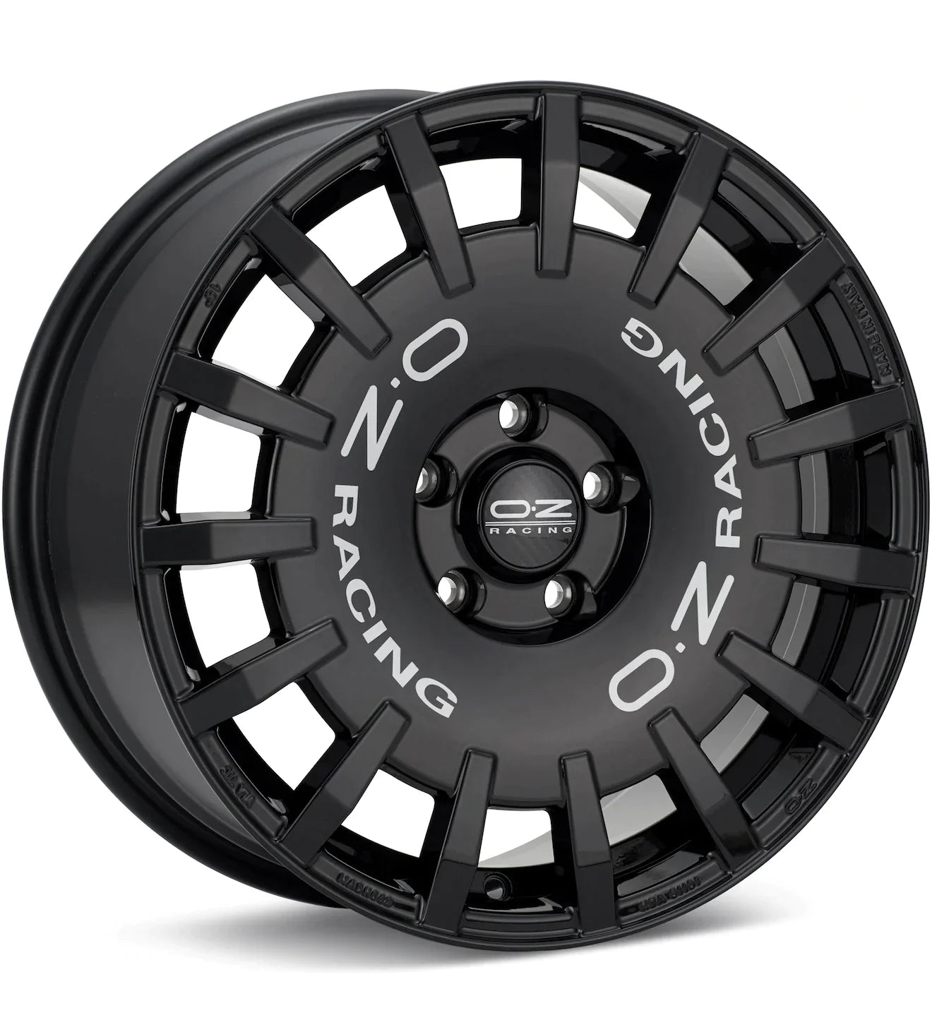O.Z. RALLY RACING GLOSS BLACK PAINTED