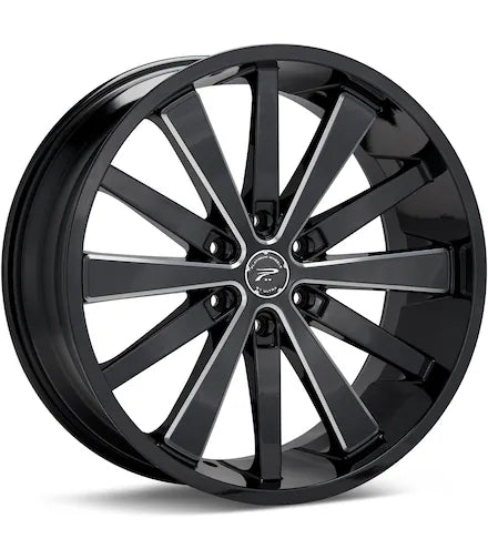 PLATINUM PIVOT BLACK W/MILLED ACCENT