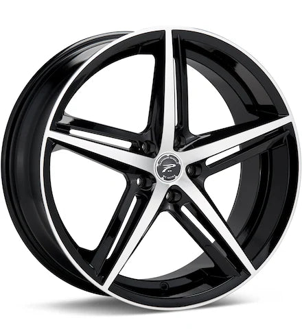 PLATINUM SMOOTH TRIP MACHINED W/BLACK ACCENT