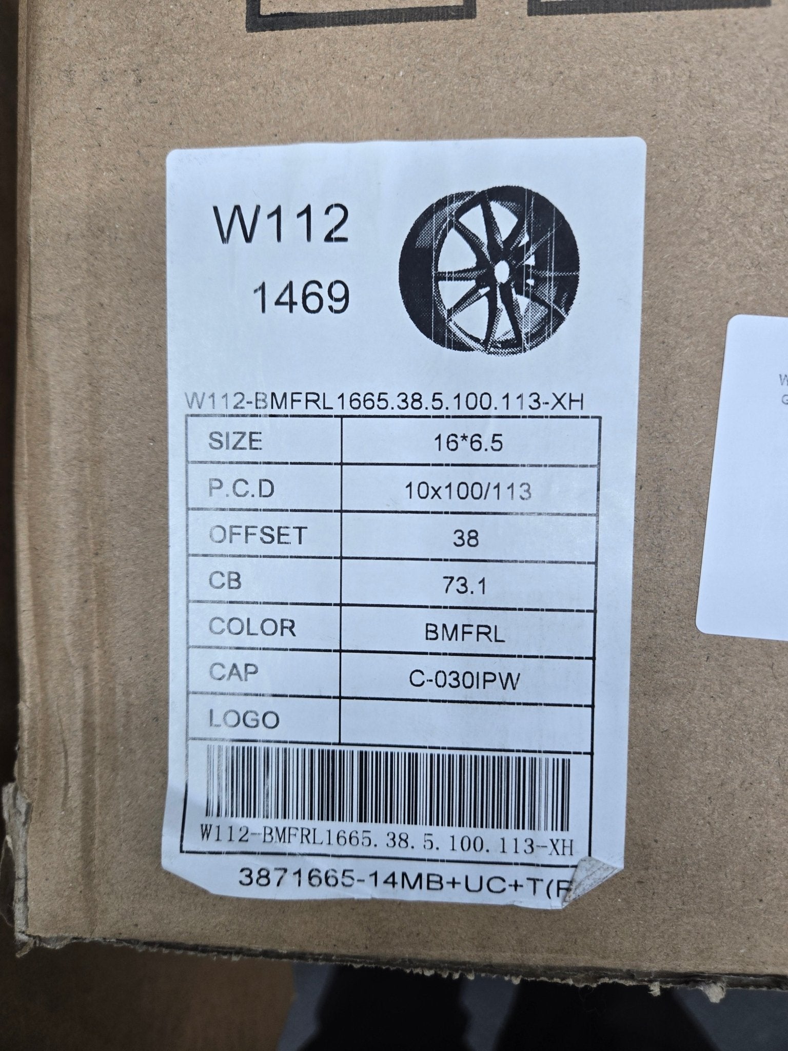W112 16X6.5 5X100 5X112 5X114.3 BLACK MACHINED FACE RED LIP