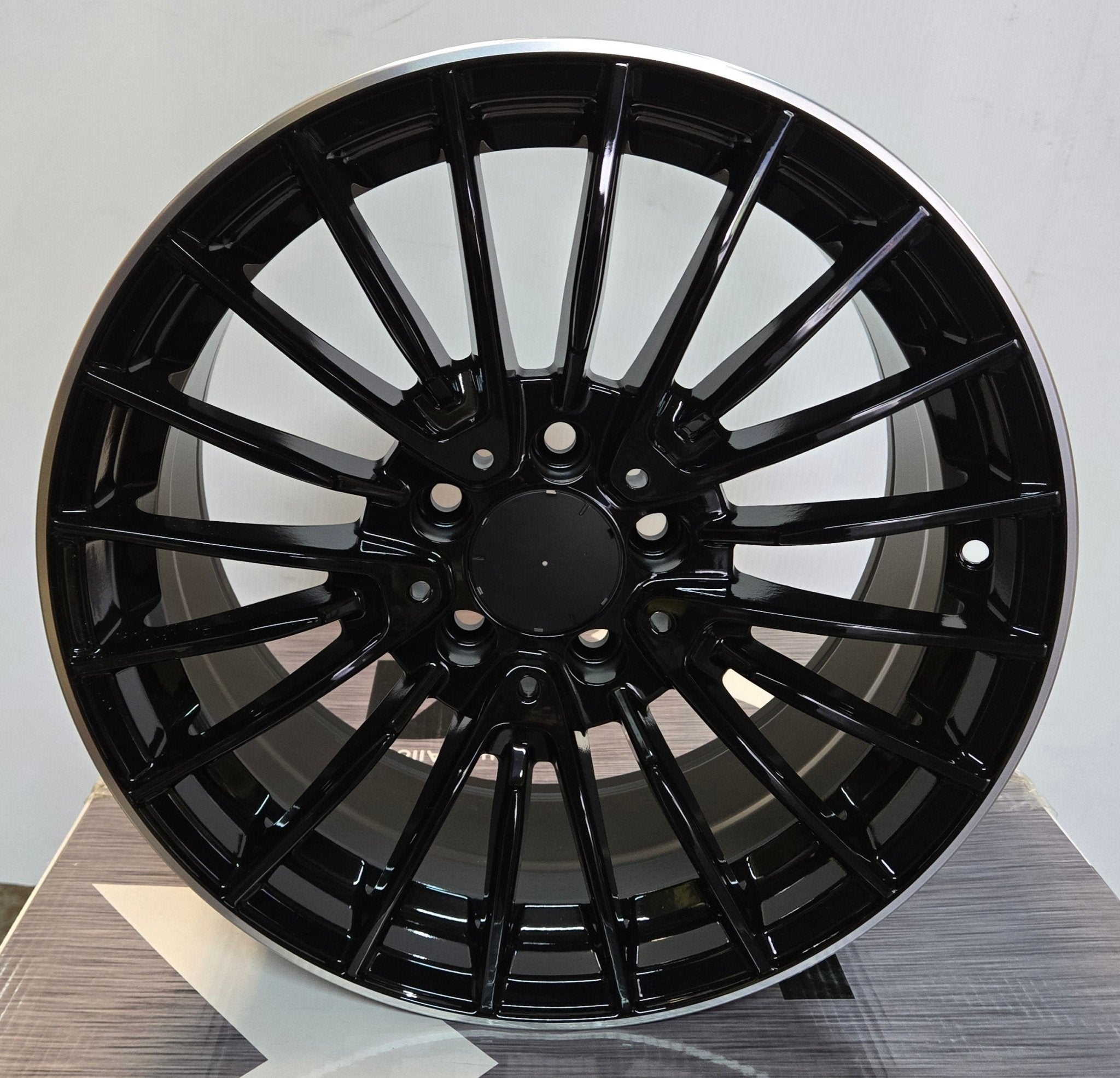 OE-0235 17x8 5x112 MATTE BLACK MACHINE RING