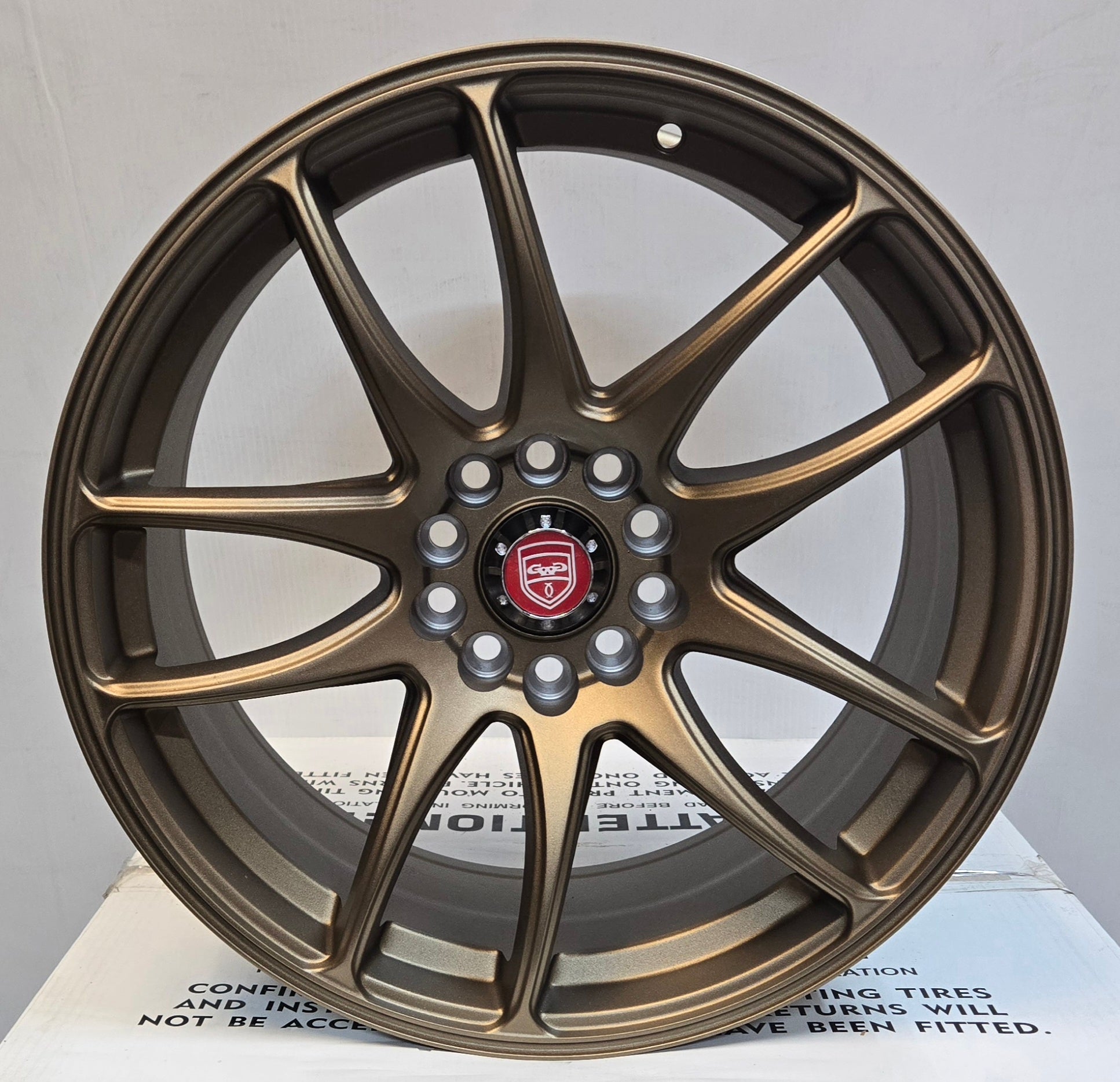 GWG NS3 18x8 5x114.3 / 5x120 SATIN BRONZE