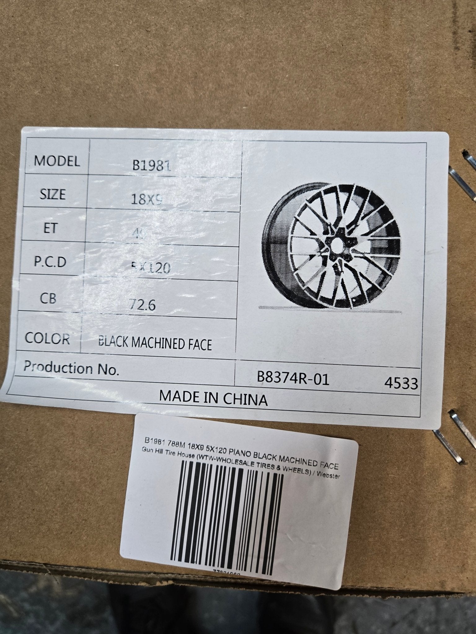 B1981 788M 18X9 5X120 PIANO BLACK MACHINED FACE
