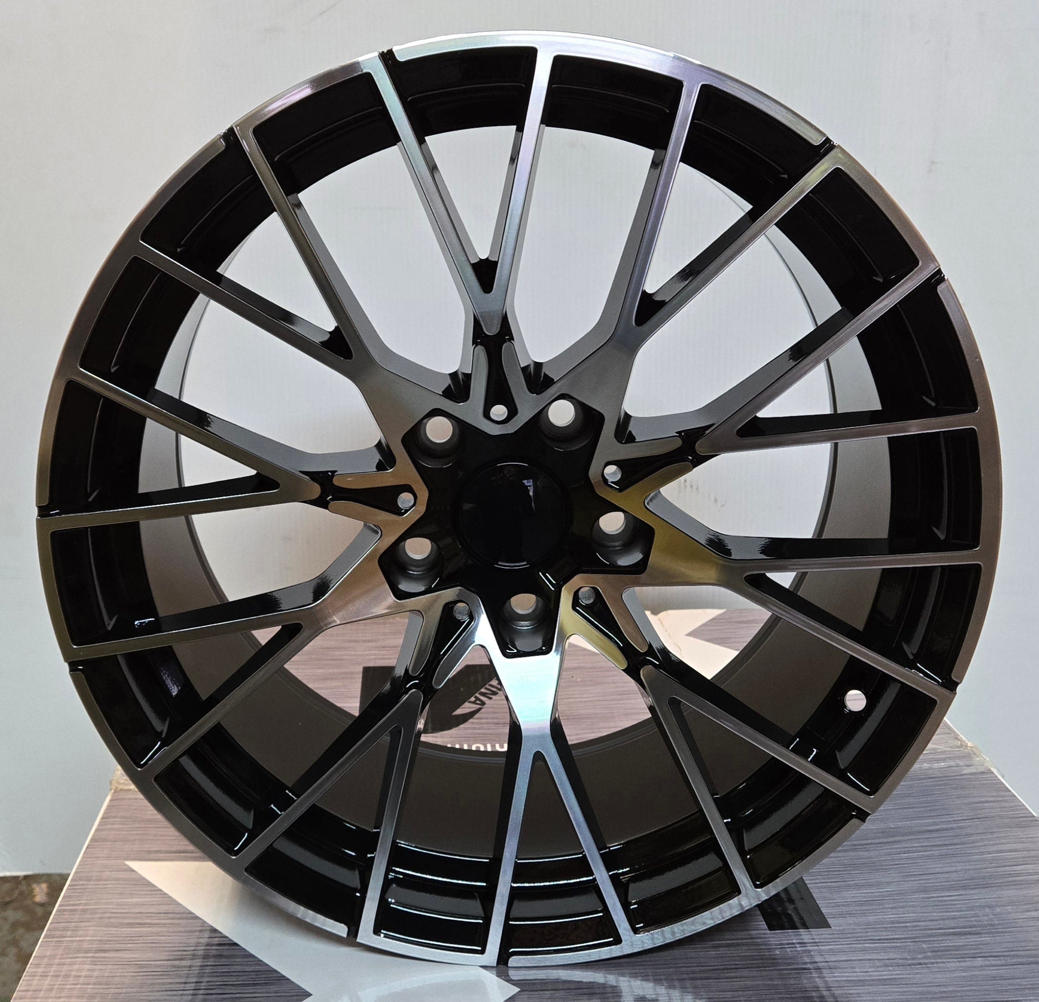 B1981 788M 18X9 5X120 PIANO BLACK MACHINED FACE