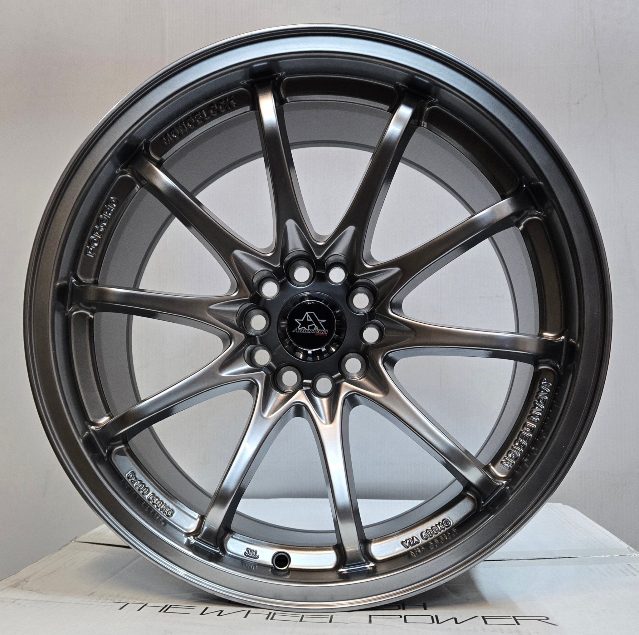 PEGASUS 275 18X8.5 5X108  5X114.3 HYPER BLACK