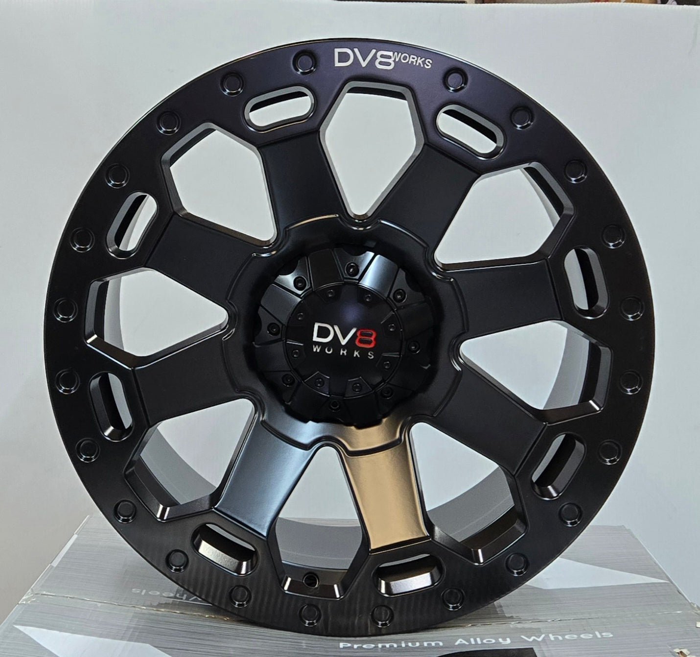 DV8 DHC-1837 20x9 6x114.3 MATTE BLACK