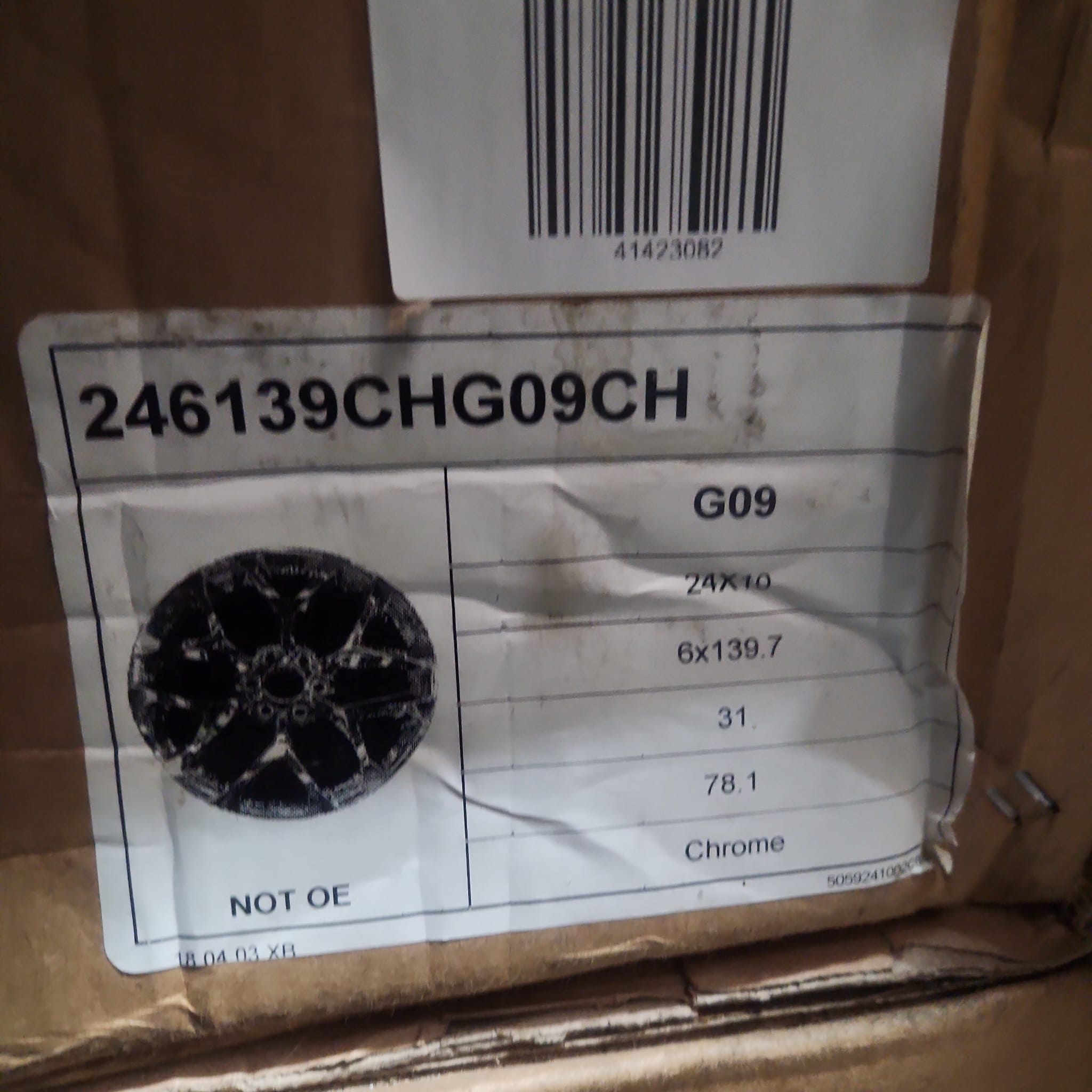 G09 24X10 6X5.5 CHROME