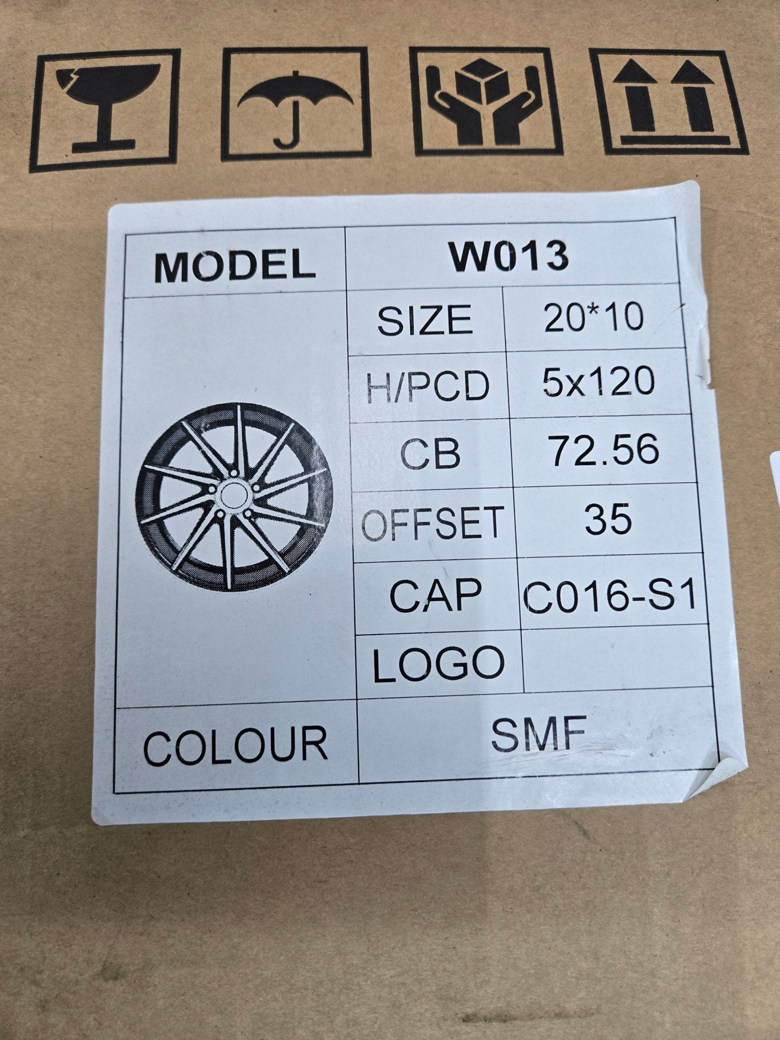 W013 20x10.0 5x120 SILVER MACHINE FACE