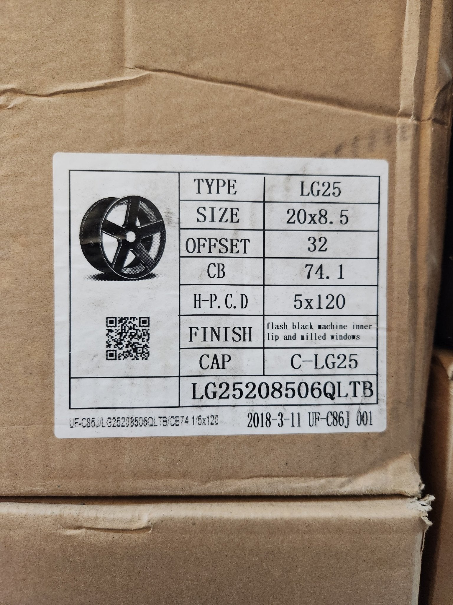 LG25 20X8.5 5X120