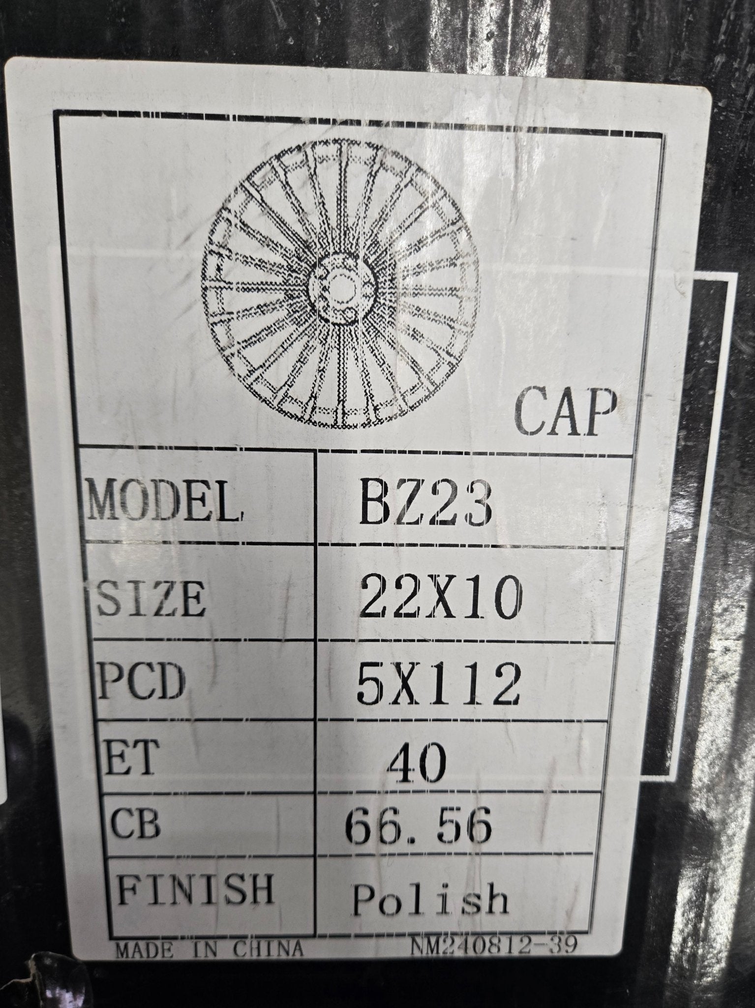 FORGED MAYBACH BZ23 22X10.0 5X112 POLISH