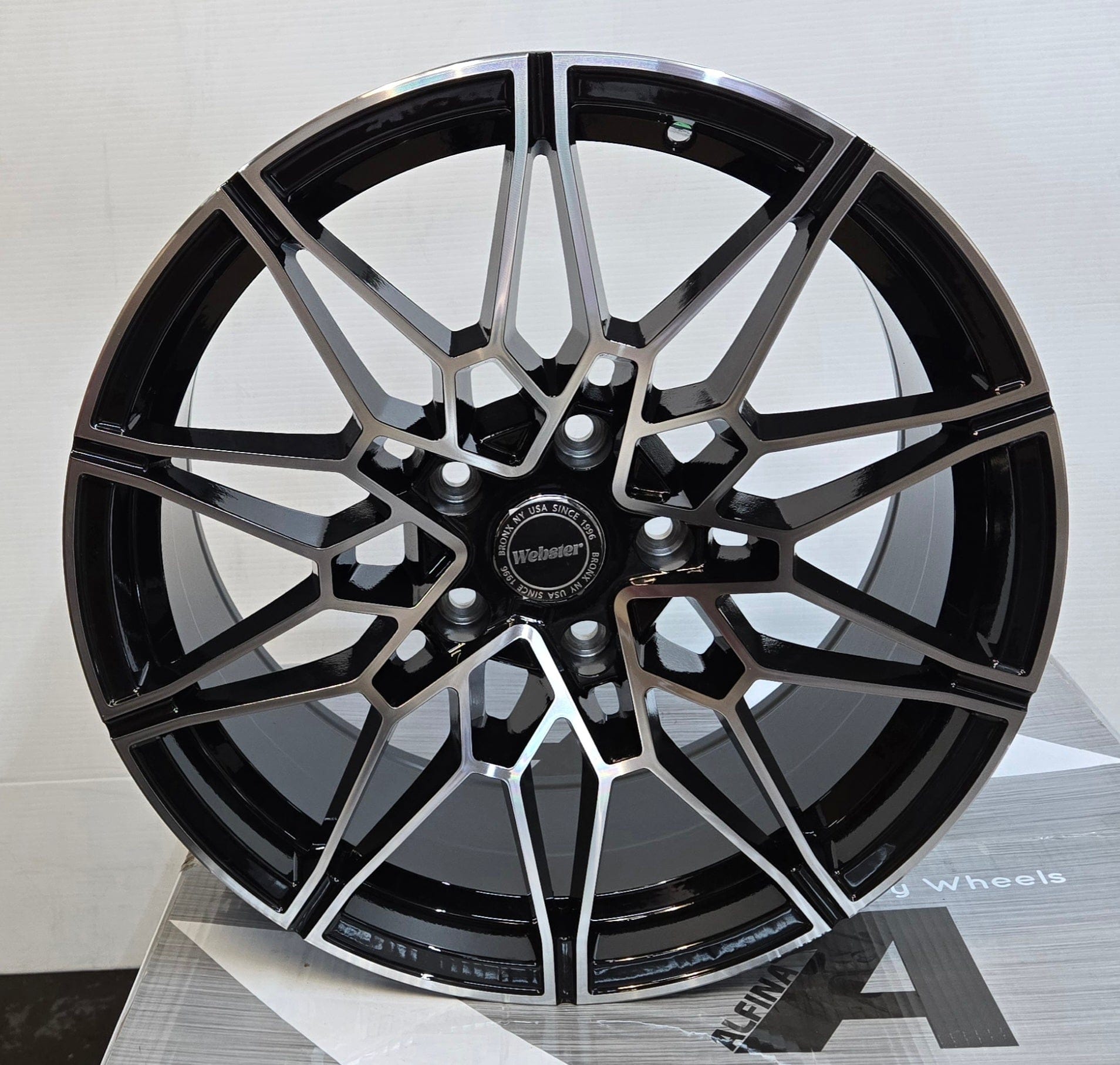 RPL-5075 826M STYLE 18x8.0 5x120 GLOSS BLACK MACHINED FACE