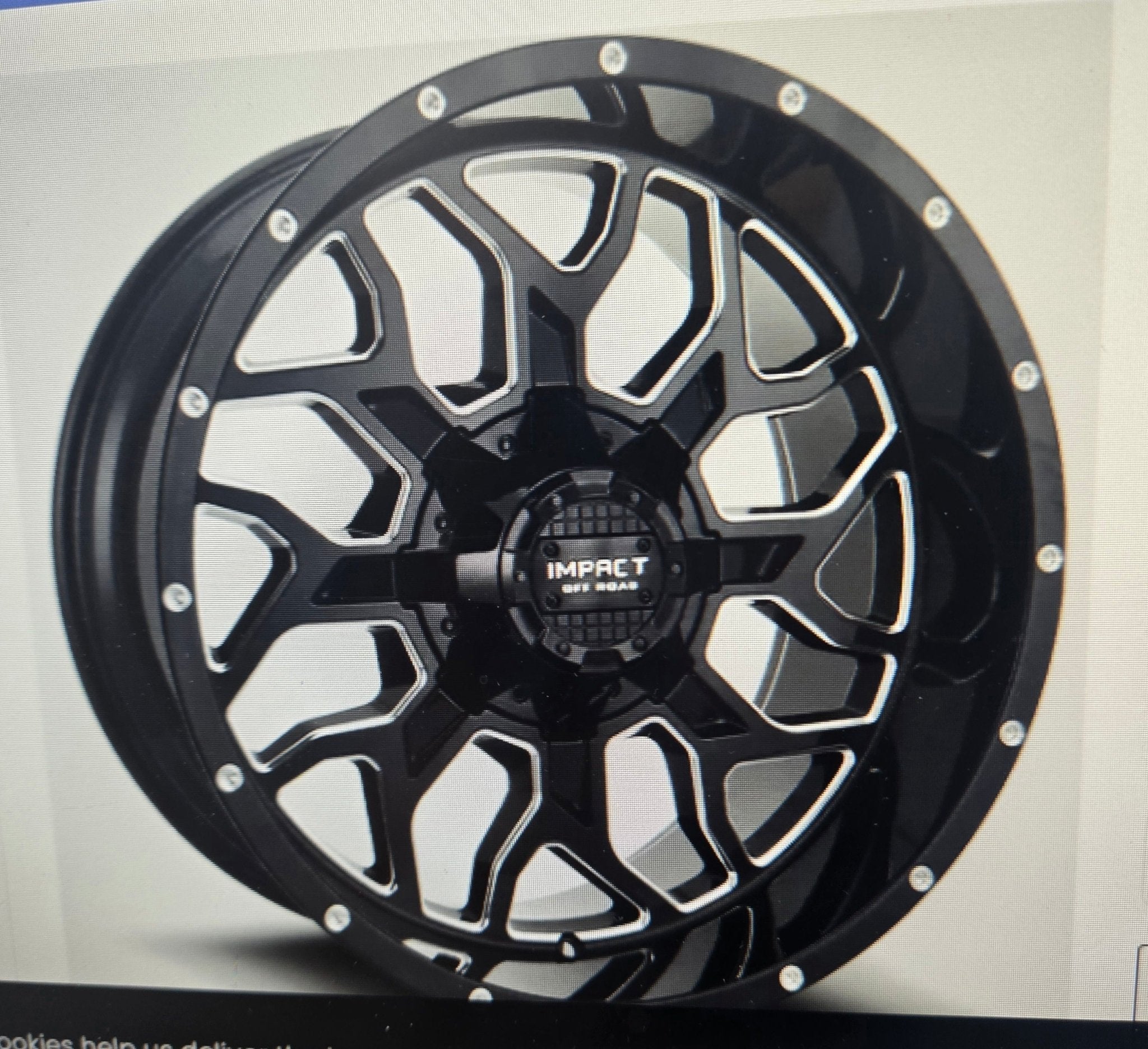 IMPACK 813 5X127 5X139 GLOSS BLACK MILLING WINDOWS