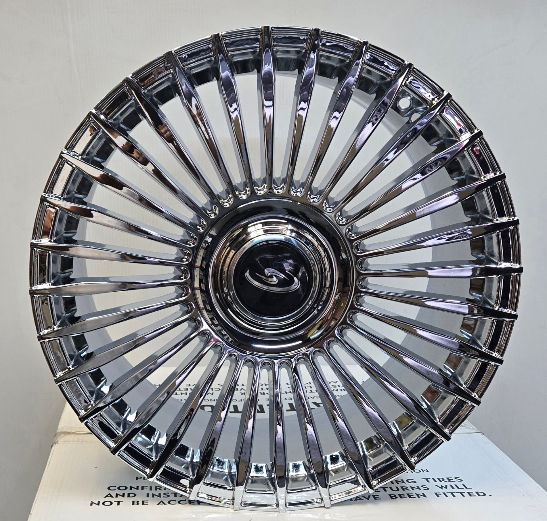 396F 20X9.5 5X112 5X120 CHROME