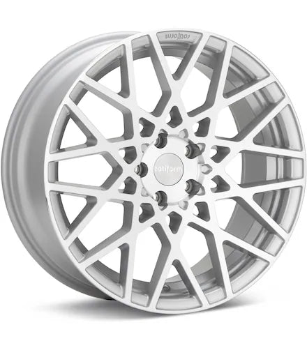 ROTIFORM BLQ SILVER MACHINED W/CLEARCOAT