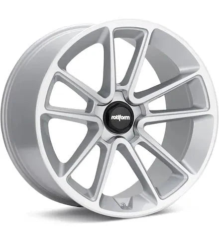 ROTIFORM BTL GLOSS SILVER MACHINED W/CLEAR