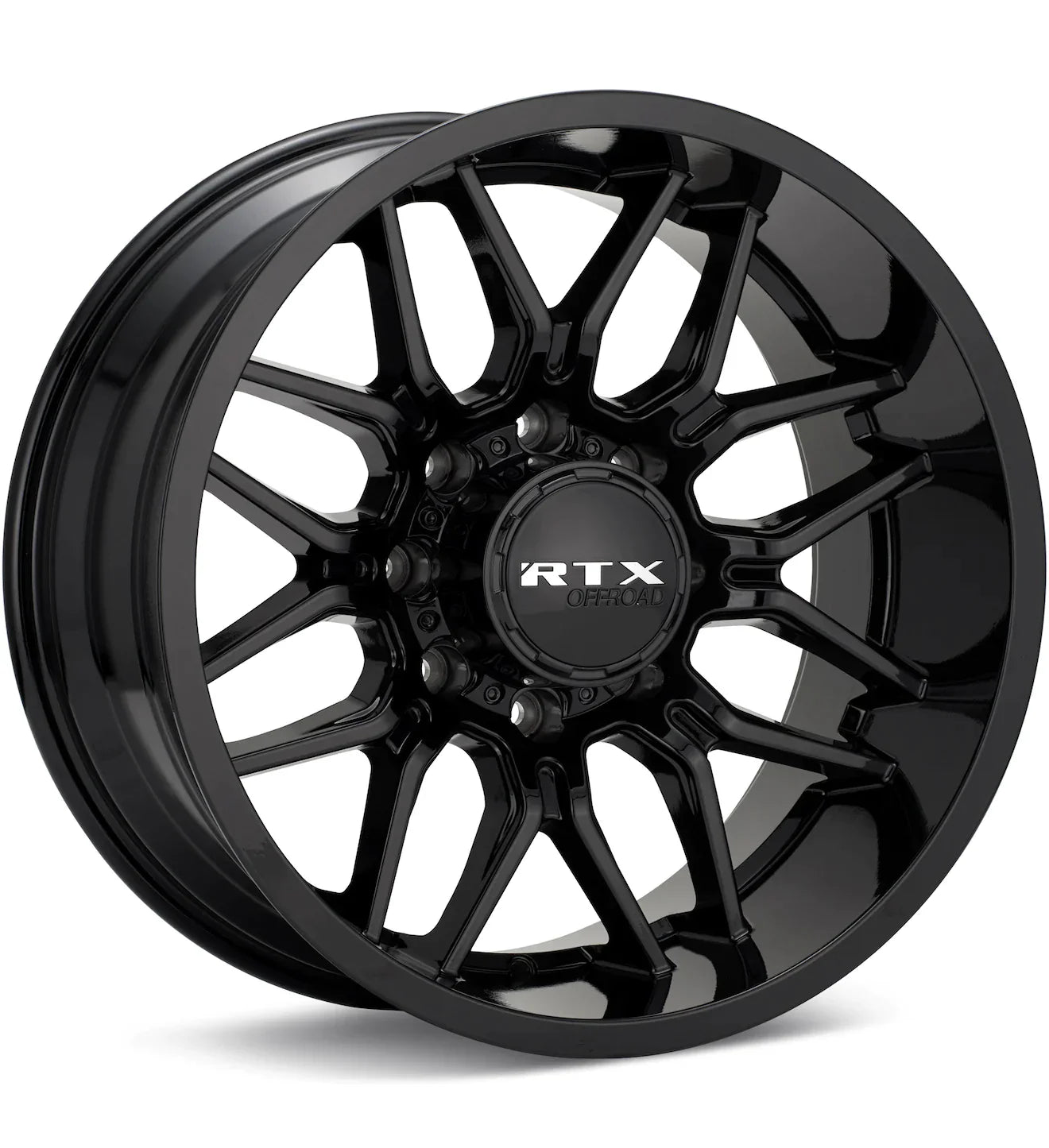 RTX WHEELS CLAW GLOSS BLACK W/MILLED ACCENT