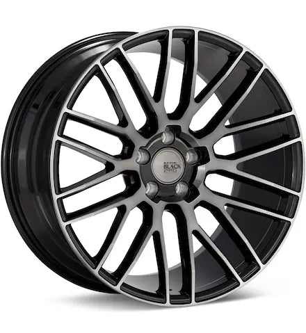SAVINI BLACK DI FORZA BM13 SILVER MACHINED W/CLEARCOAT