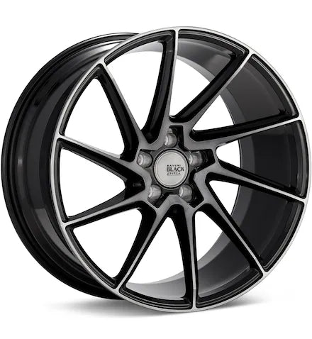 SAVINI BLACK DI FORZA BM15 LEFT SILVER MACHINED W/CLEARCOAT