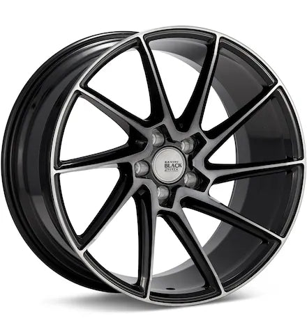 SAVINI BLACK DI FORZA BM15 RIGHT SILVER MACHINED W/CLEARCOAT