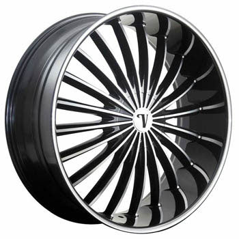 VELOCITY WHEELS VW11 22X9 6X135- 6X5.5 B+MO+MILLIP+ (Alu)